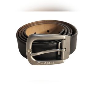 CHANEL - Belt - (Black/Silver)